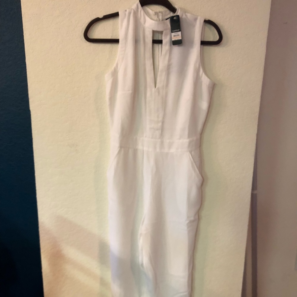 Bebe White jumpsuit